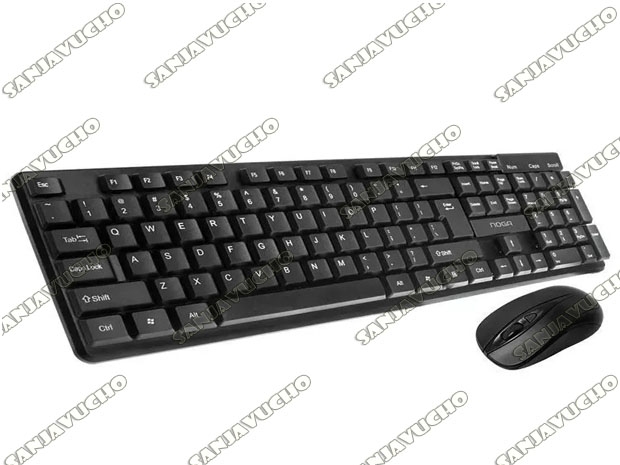 &u+ KIT TECLADO PC + MOUSE INALAMBRICO SLIM K07